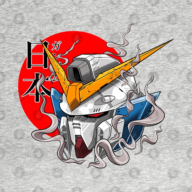 WING GUNDAM XXXG-01W JAPANESE STYLE STREET KANJI by Gundam Artwork